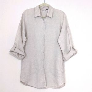 Linen Button Down Tunic/Blouse - Chico's